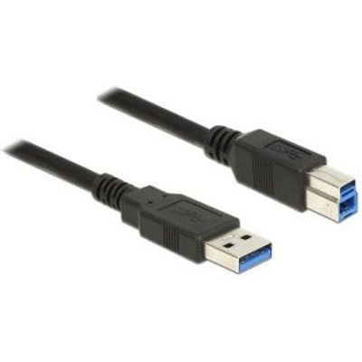 Delock 85068 Kabel USB 3.0 Type-A male > USB 3.0 Type-B male 2,0 m zwart