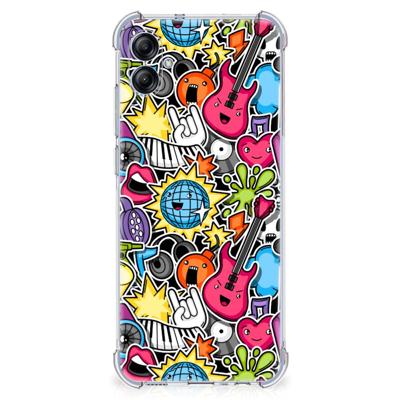 Samsung Galaxy A04e Anti Shock Bumper Case Punk Rock