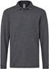 Fruit Of The Loom F504K Kids´ Long Sleeve 65/35 Polo - Dark Heather Grey - 104