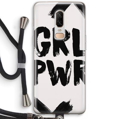 Girl Power #2: OnePlus 6 Transparant Hoesje met koord
