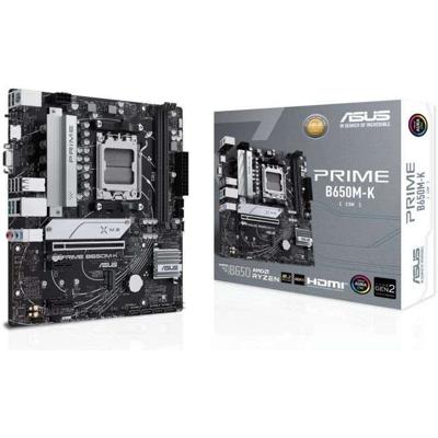 Moederbord - ASUS - PRIME B650M-K - AMD B650 - AM5-slot - Micro ATX