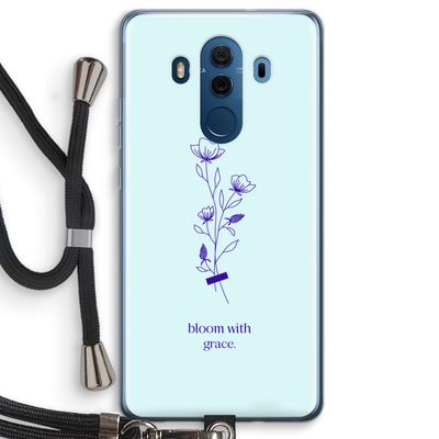 Bloom with grace: Huawei Mate 10 Pro Transparant Hoesje met koord