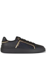 Balmain baskets B-Court en cuir - Noir - thumbnail