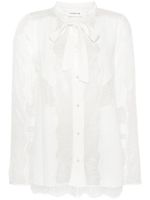 P.A.R.O.S.H. chemise en dentelle - Blanc