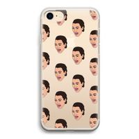 Ugly Cry Call: iPhone 7 Transparant Hoesje Ugly Cry Call: iPhone 7 Transparant Hoesje