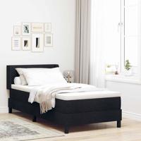 Boxspring bed Zwart en Wit en Zwart