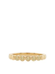 HYT Jewelry bague en or 18ct pavée de diamants - Jaune