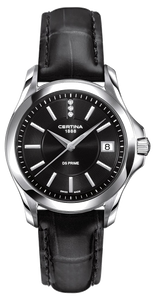 Certina horlogeband C610017276 / C0062071603100A / C0062071605100A / C0042106605600A / C0252101605700A / C0042101605600A Leder Zwart 16mm + zwart...