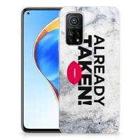 Xiaomi Mi 10T | 10T Pro | Siliconen hoesje | met naam Already Taken White Xiaomi Mi 10T | 10T Pro | Siliconen hoesje | met naam Already Taken White