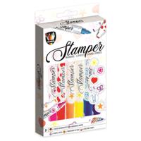 Grafix Set A 6 Stempel Stiften - thumbnail