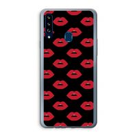 Lips: Samsung Galaxy A20s Transparant Hoesje