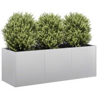 VidaXL Plantenbak 120x40x40 cm gegalvaniseerd staal