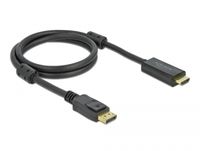 DeLOCK 85955 video kabel adapter 1 m HDMI Type A (Standaard) DisplayPort Zwart