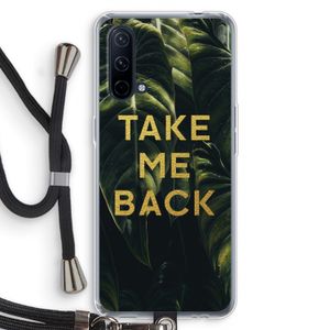 Take me back: OnePlus Nord CE 5G Transparant Hoesje met koord