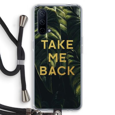 Take me back: OnePlus Nord CE 5G Transparant Hoesje met koord