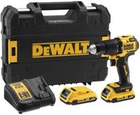 DeWALT DCD709D2T Compacte accu klop-/schroefboormachine 18V XR 2.0Ah in TSTAK