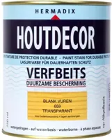 Hermadix houtdecor zijdeglans 750 ml blank vuren (659) transparant