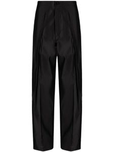 Toga pantalon court à coupe droite - Noir