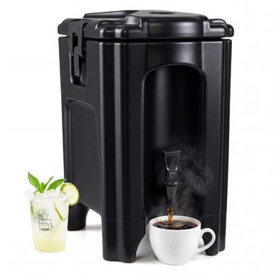 Drankdispenser Voedselveilige Dispenser voor Warme en Koude Dranken van 16,5 Liter Stapelbare Thermoskan met Tapkraan