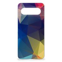 Google Pixel 8 | TPU Hoesje | Polygon Dark