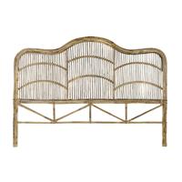 Hoofdbord DKD Home Decor Wit Natuurlijk 178 x 4 x 128 cm