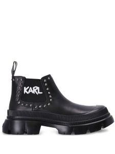 Karl Lagerfeld Trekka Max studded boots - Noir