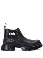 Karl Lagerfeld Trekka Max studded boots - Noir - thumbnail