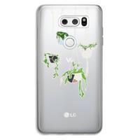 Hang In There: LG V30 Transparant Hoesje
