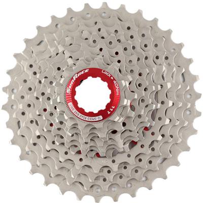 Rockmachine Sunrace cassette csrz800 12v 11-34t zilver/rood