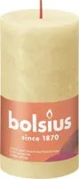 Bolsius stompkaars rustiek shine 6.8x13cm oat beige