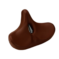 Fietszadel City Extra breed Donker Bruin XXXXL Fietszadel met Gleuf Tegen Zadelpijn