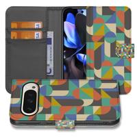 Google Pixel 10 Pro | Telefoonhoesje Funky Retro | Portemonnee hoesje