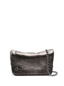 Jérôme Dreyfuss sac à bandoulière Bobi à design métallisé - Or