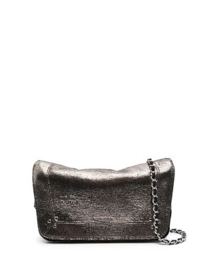 Jérôme Dreyfuss sac à bandoulière Bobi à design métallisé - Or
