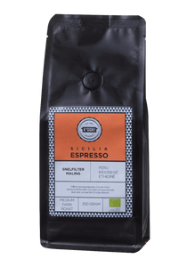 K'OOK! - gemalen koffie - Sicilia Espresso - 250 gram