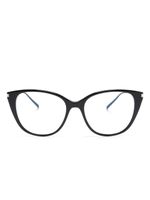 Saint Laurent Eyewear lunettes de vue à monture papillon - Noir - thumbnail