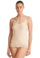 31912 Secrets dames hemd kant - Spaghetti bandjes - Kanten Naadloos dames hemd microfiber - lingerie top - M - Top - Singlet - M - M - M - M - M