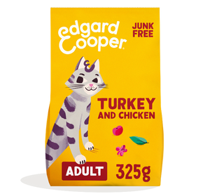 Edgard & Cooper graanvrij kalkoen kattenvoer 325gr