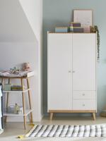 Kast met 2 deuren SERIE CONFETTI wit