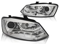 Tuning-Tec Koplampen met parkeerlicht voor VW POLO 6R 09-03 14 CHROOM - thumbnail