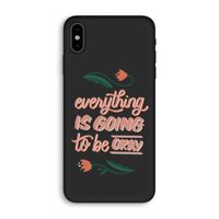 Optimistic flower girl: iPhone X Biologisch afbreekbaar hoesje