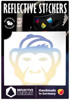 REFLECTIVE BERLIN reflex-stickers "decals" ref.sticker ref.berlin monkey summer