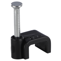 Q-Link Kabelclip | Plat | 8 mm | Zwart - 54.213.22