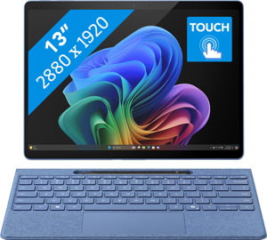 Microsoft Surface Pro 11 Copilot+ PC Qualcomm Snapdragon 512 GB 33 cm (13") 16 GB Wi-Fi 7 (802.11be) Windows 11 Home Blauw