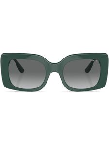 Vogue Eyewear lunettes de soleil rectangulaires à logo imprimé - Vert