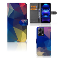 Xiaomi Poco X5 Pro | Note 12 Pro 5G Book Case Polygon Dark - thumbnail