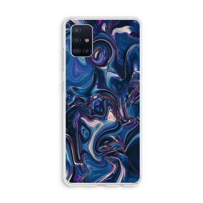 Mirrored Mirage: Galaxy A51 4G Transparant Hoesje