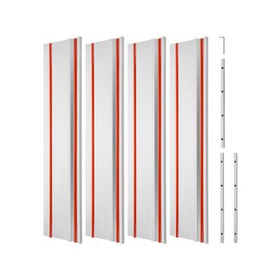 VEVOR Geleiderail voor Invalzaag Cirkelzaag 700x180mm 3 Aansluitingen Set van 4