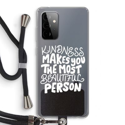 The prettiest: Samsung Galaxy A72 5G Transparant Hoesje met koord