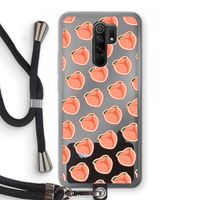 Just peachy: Xiaomi Redmi 9 Transparant Hoesje met koord